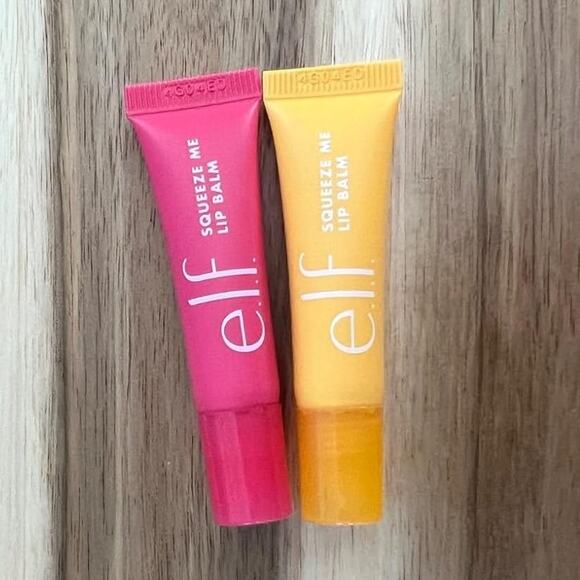 e.l.f. Lip Balm Duo Moisturizing Sheer Tint Mango Watermelon Vegan Cruelty-Free - Picture 2 of 4